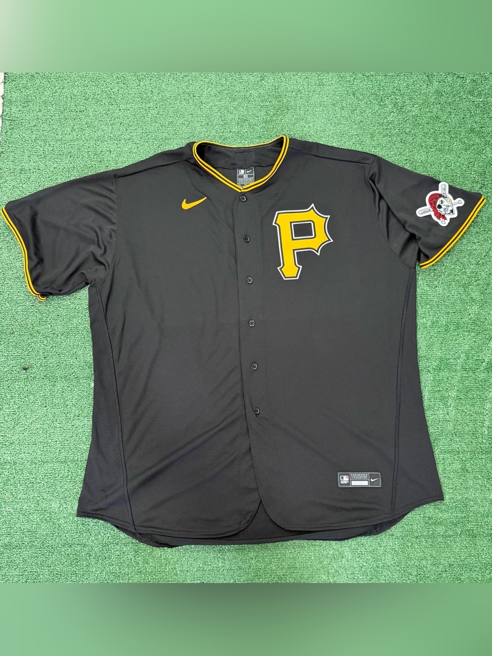 Pittsburgh Pirates Authentic BASEBALL  Jersey By NIKE SZ 60 NWOT